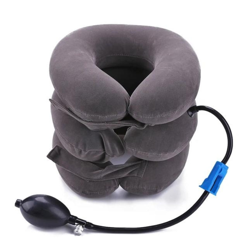 coussin pour avion gonflable - Gris