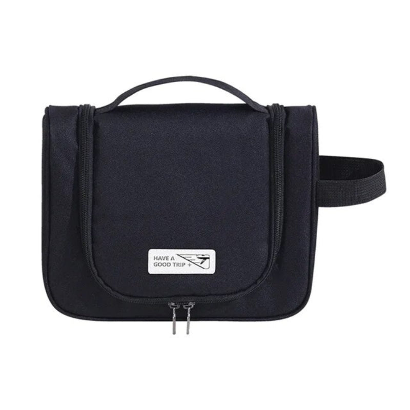 trousse de toilette femme pliable à suspendre - Noir