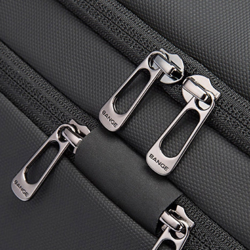 Sac De Voyage Homme Sport gros plan fermeture zippée - Gris - Noir