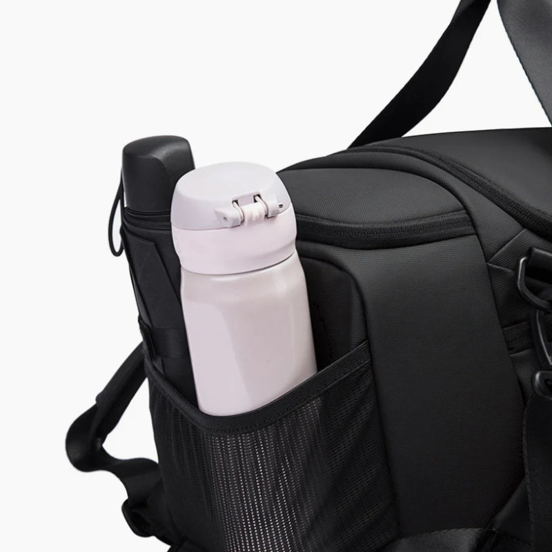 Sac De Voyage Homme Sport compartiment latéral - Gris - Noir