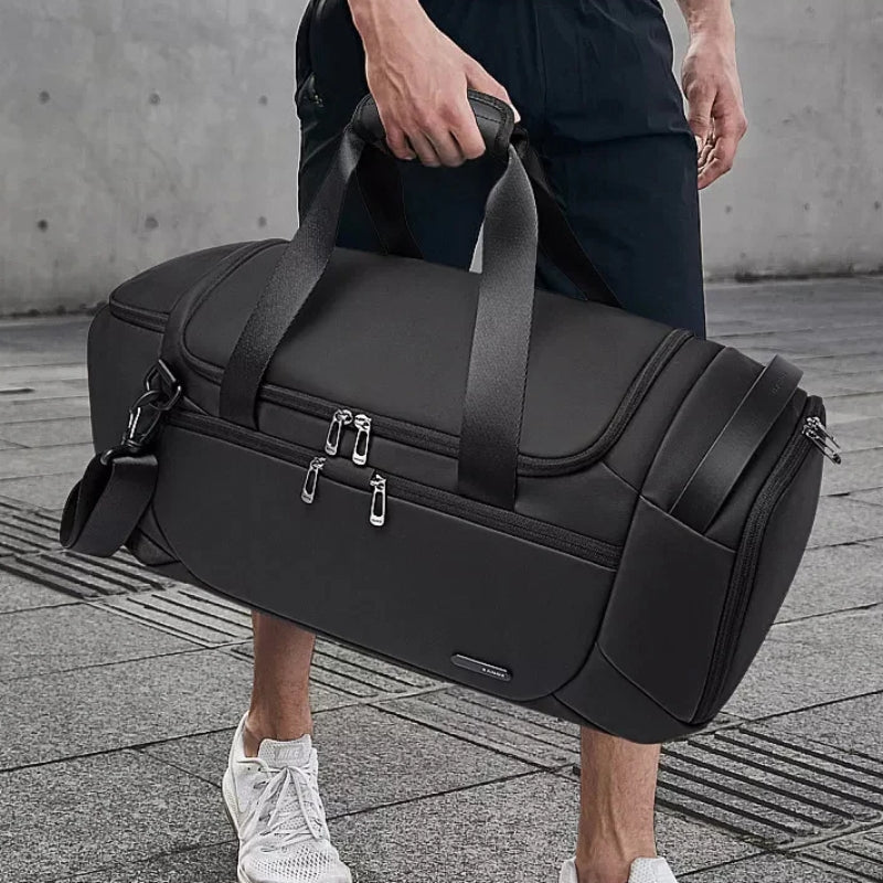 Sac De Voyage Homme Sport portée à la main - Gris - Noir