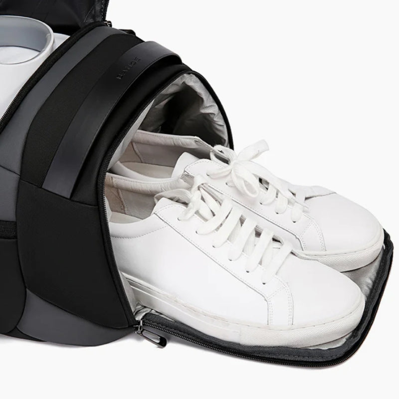 Sac De Voyage Homme Sport compartiment ouvert - Gris - Noir