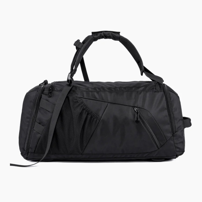 Sac De Voyage De Luxe Homme gros plan fermeture zippée - Noir
