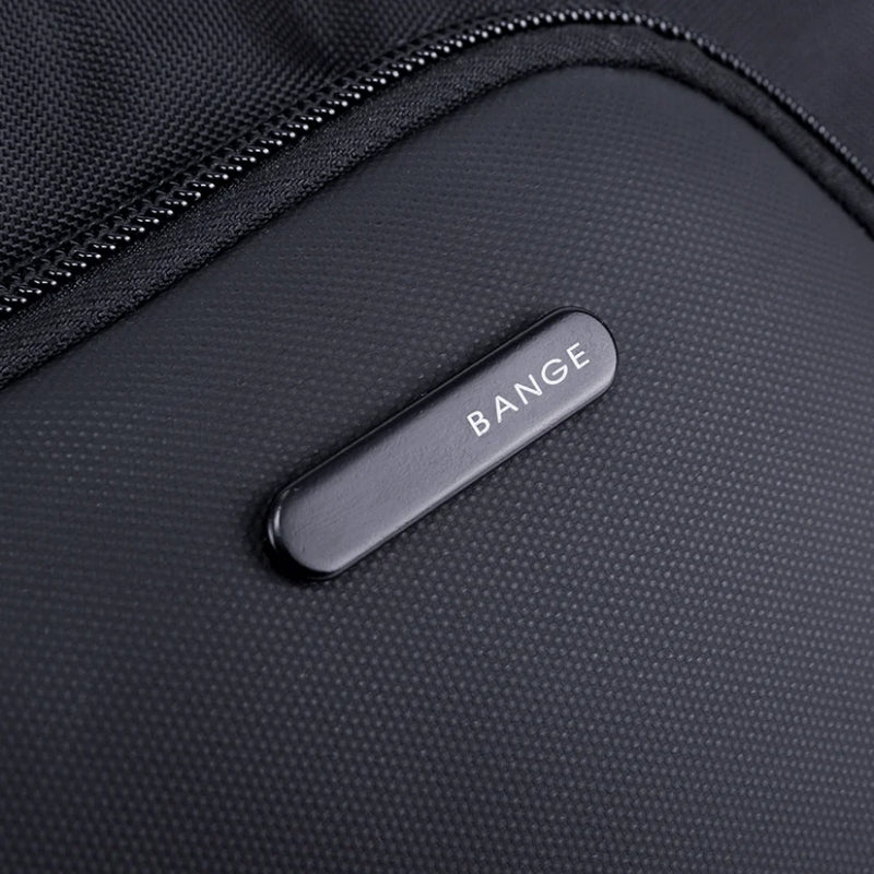 Sac De Voyage De Luxe Homme gros plan fermeture zippée - Gris - Noir