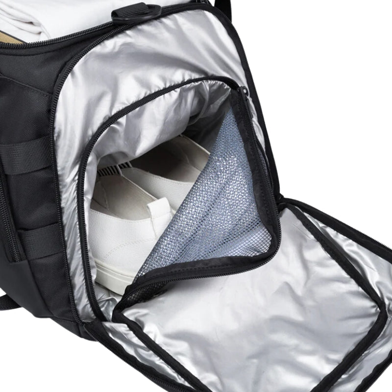 Sac De Voyage De Luxe Homme compartiment ouvert - Gris - Noir
