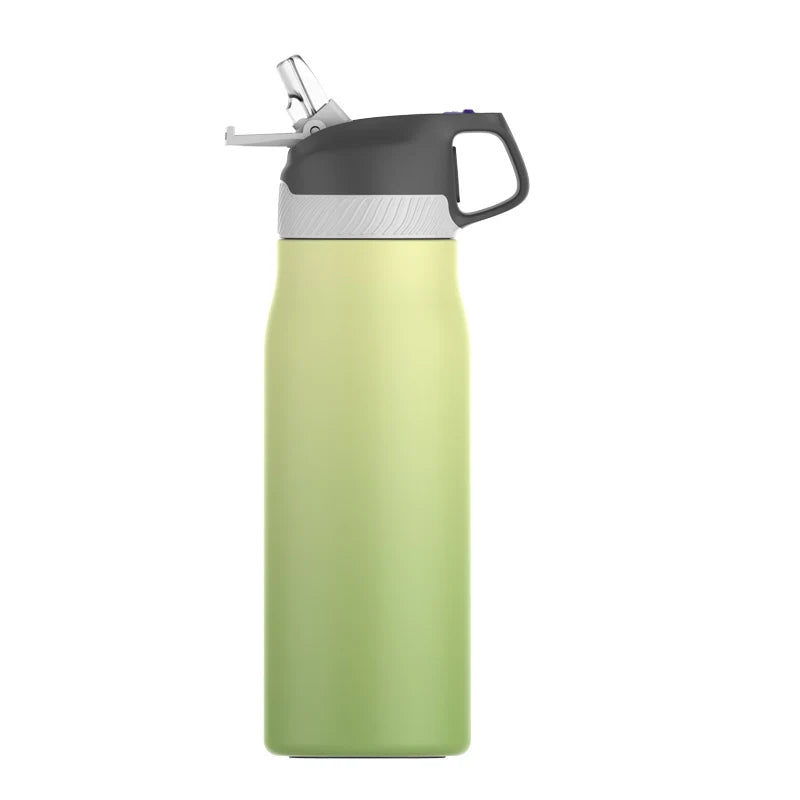 gourde avec paille adulte - Vert - 710 ml