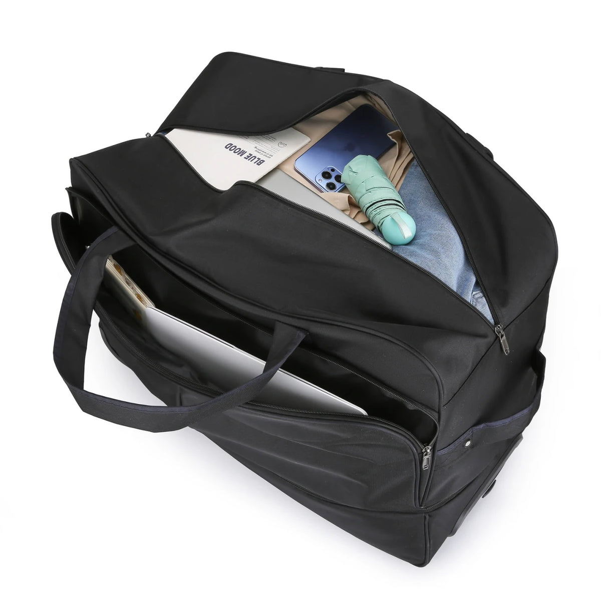 Sac De Voyage à Roulettes Unisexe compartiment ouvert - Rose - Gris - Noir - Bleu Marine - Vert - Marron