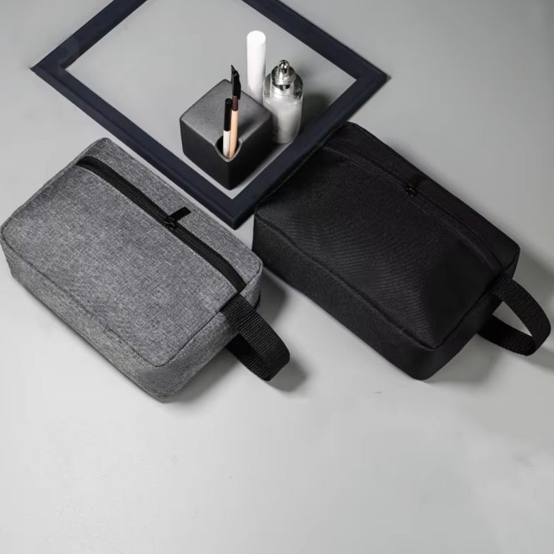 trousse de toilette personnalisée garçon - Noir - Gris - Bleu