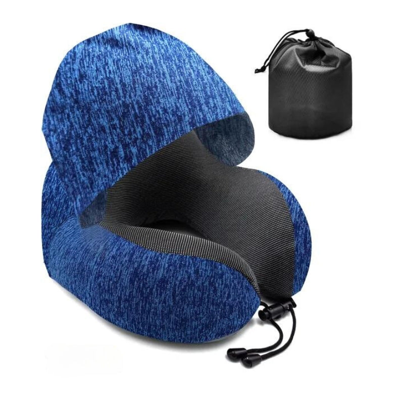 appuie tete pour voyage - Bleu