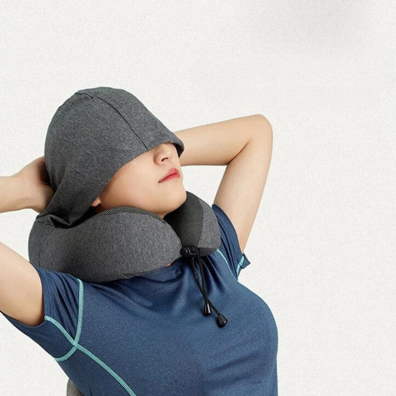 appui tete voyage en avion - Noir 1 - Noir 2 - Vert - Gris - Marron - Bleu - Rose - Rouge - Gris Clair