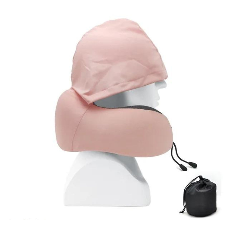 coussin voyage avion - Rose