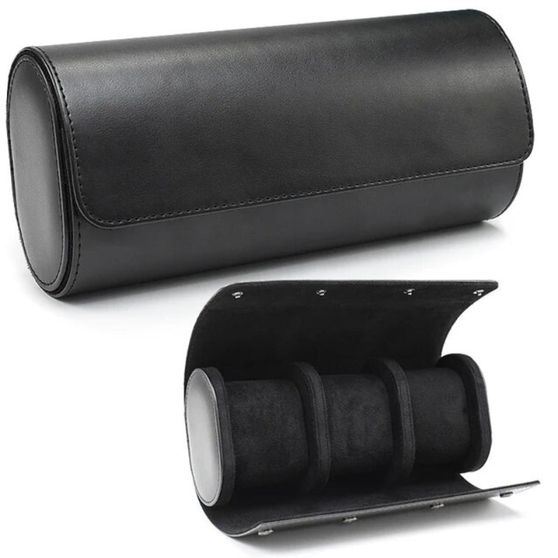 boite a montre homme luxe - Noir - 3 Emplacements