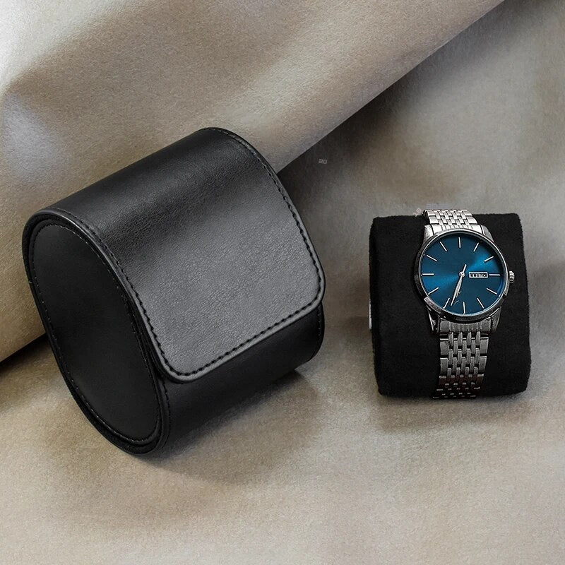 boite voyage montre - Noir - Marron