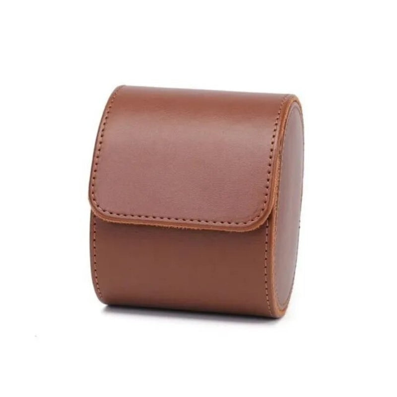 boite montre voyage - Marron - 1 Emplacement