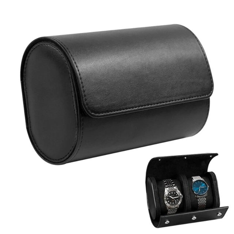 boite pour montre - Noir - 2 Emplacements