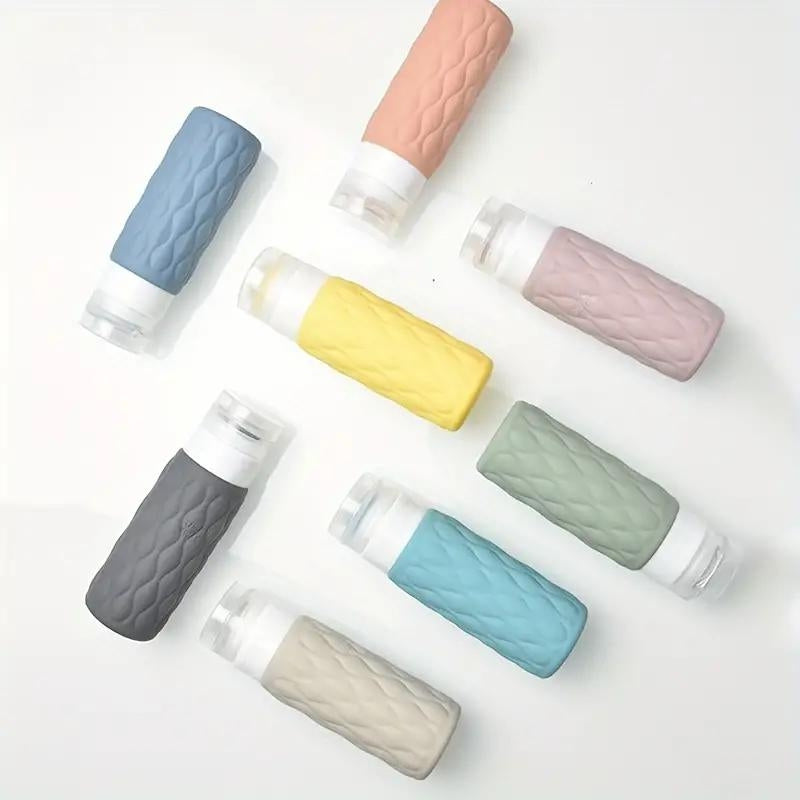 bouteille pour savon liquide - Beige - Bleu - Bleu Ciel - Vert - Orange - Rose - Gris - Jaune - Lot de 3 - Lot de 4 (assortiment 1) - Lot de 4 (assortiment 2)