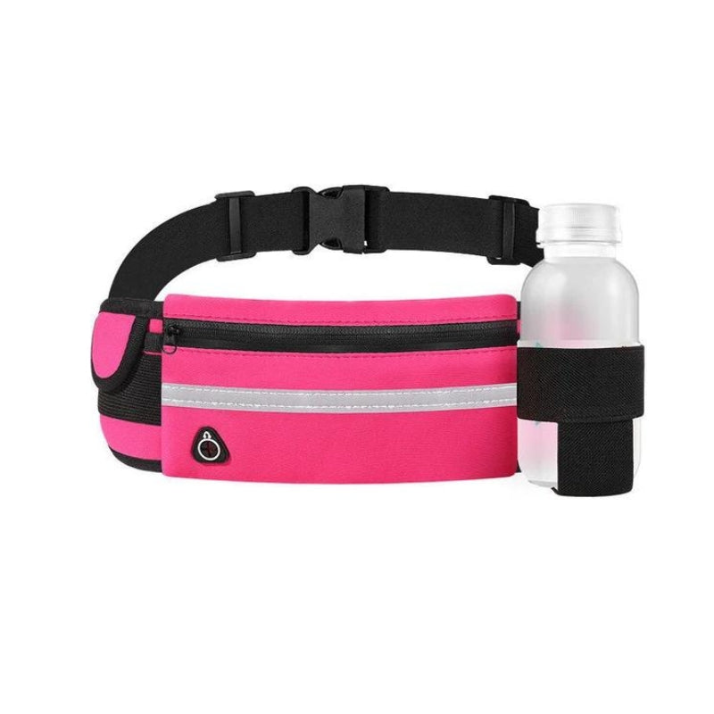 ceinture de voyage multipoches - Rose