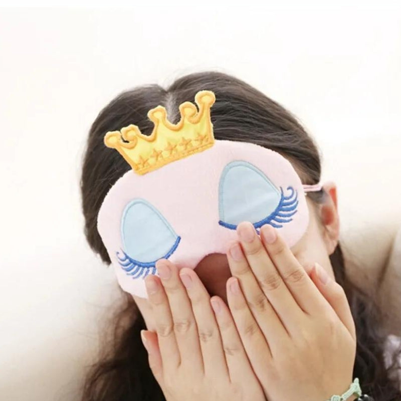 masque pour dormir fille - Bleu - Rose