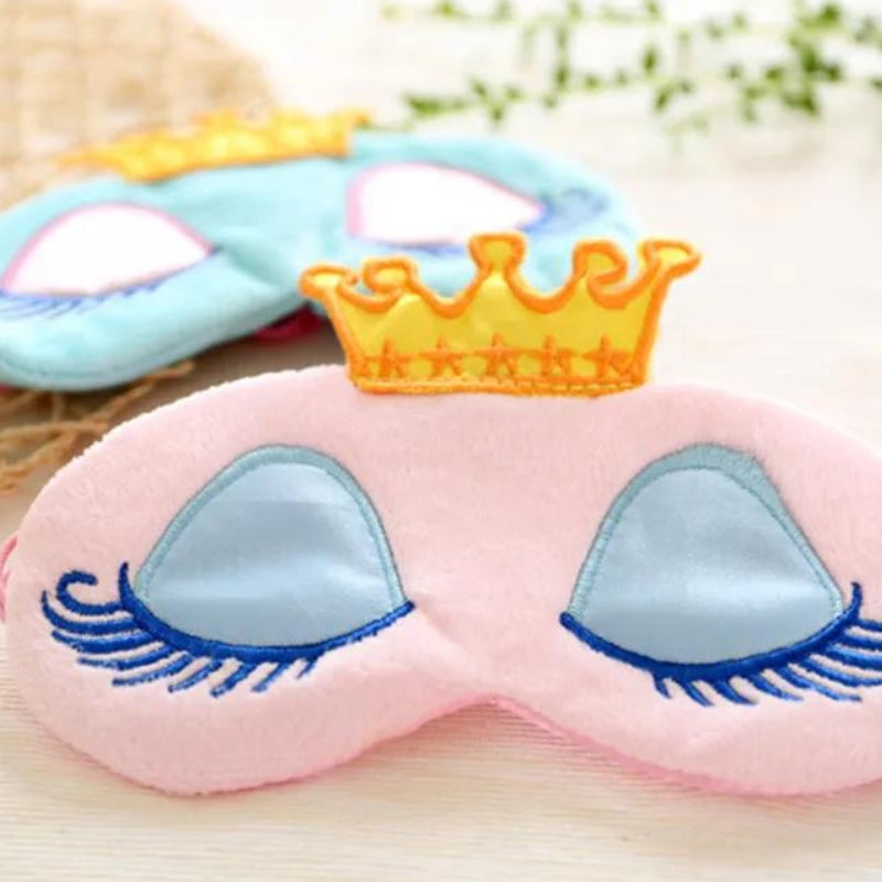 masque de nuit pour enfant - Bleu - Rose
