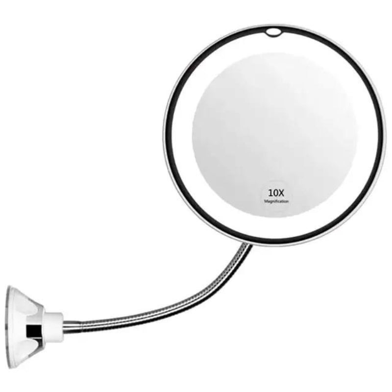 miroir grossissant mural lumineux - Miroir Flexible - Miroir Ventouse