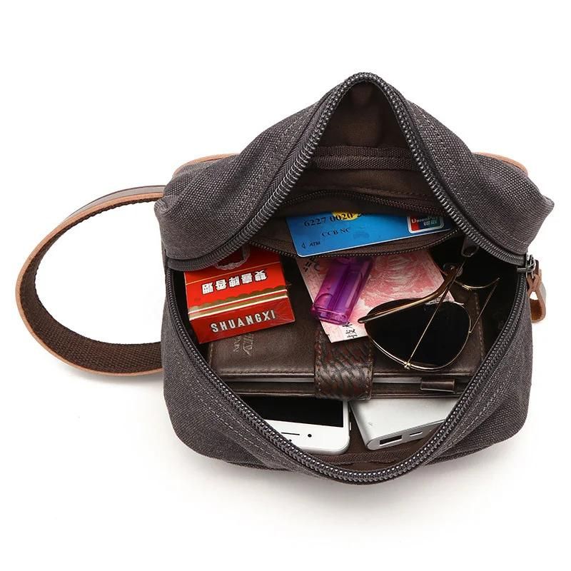 trousse de toilette homme - Noir - Vert - Bleu - Marron Café