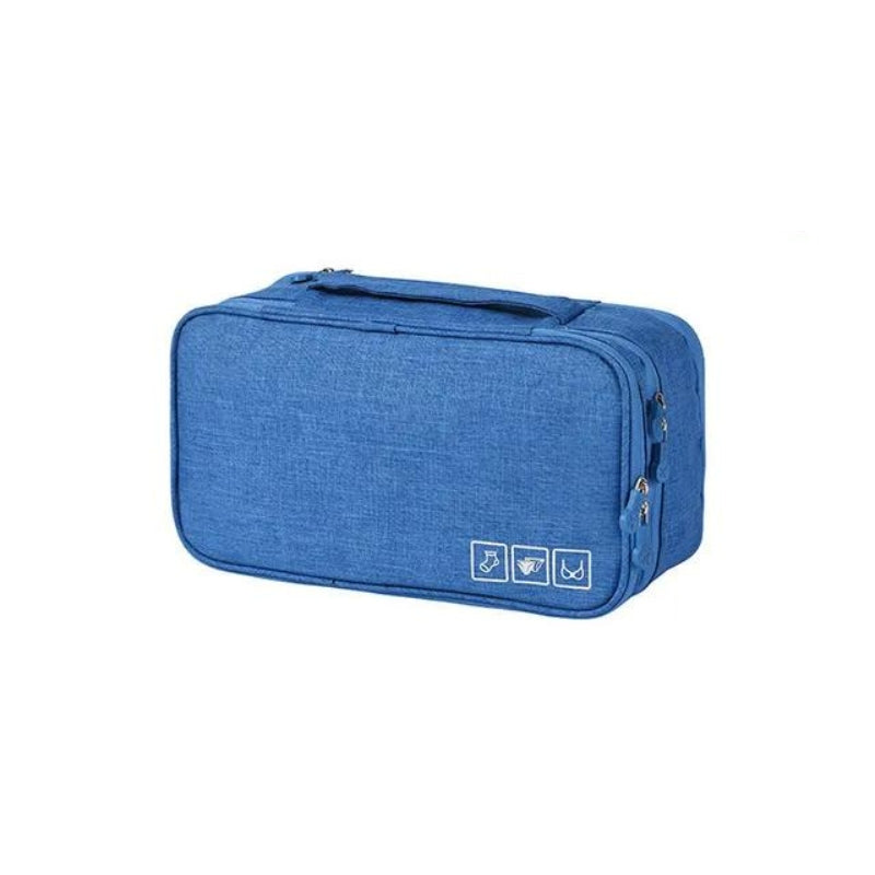 pochette de rangement voyage - Bleu
