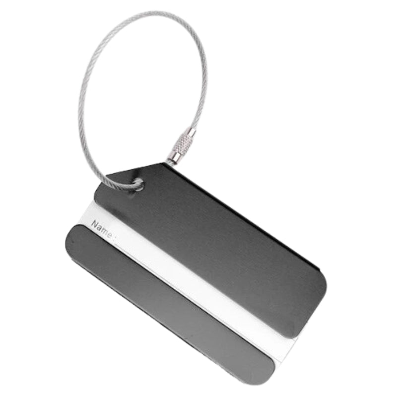 porte étiquette bagage - Noir