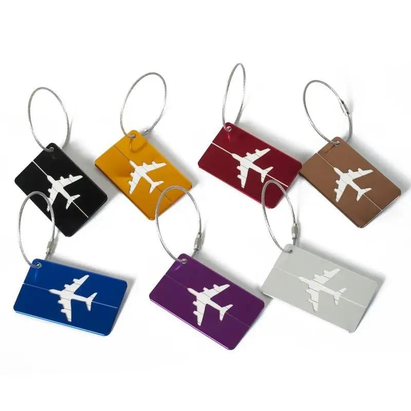 étiquette de bagage homme - Bleu - Noir - Vert - Jaune - Rose - Rouge - Argent - Marron - Violet - Noir avec Motif Avion - Bleu avec Motif Avion - Jaune avec Motif Avion - Argent avec Motif Avion - Marron avec Motif Avion - Rouge avec Motif Avion - Violet avec Motif Avion