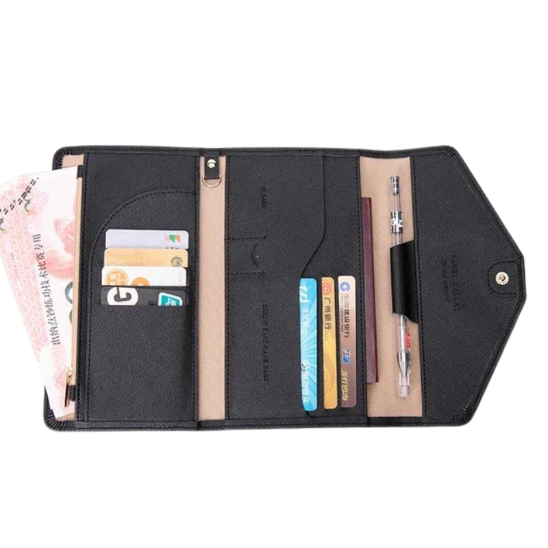 porte monnaie femme luxe - Noir