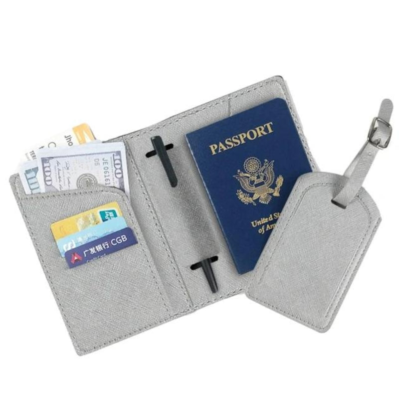 portefeuille pour homme en cuir - Gris