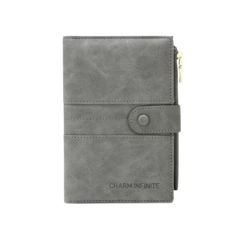 protège passeport pour femme - Gris