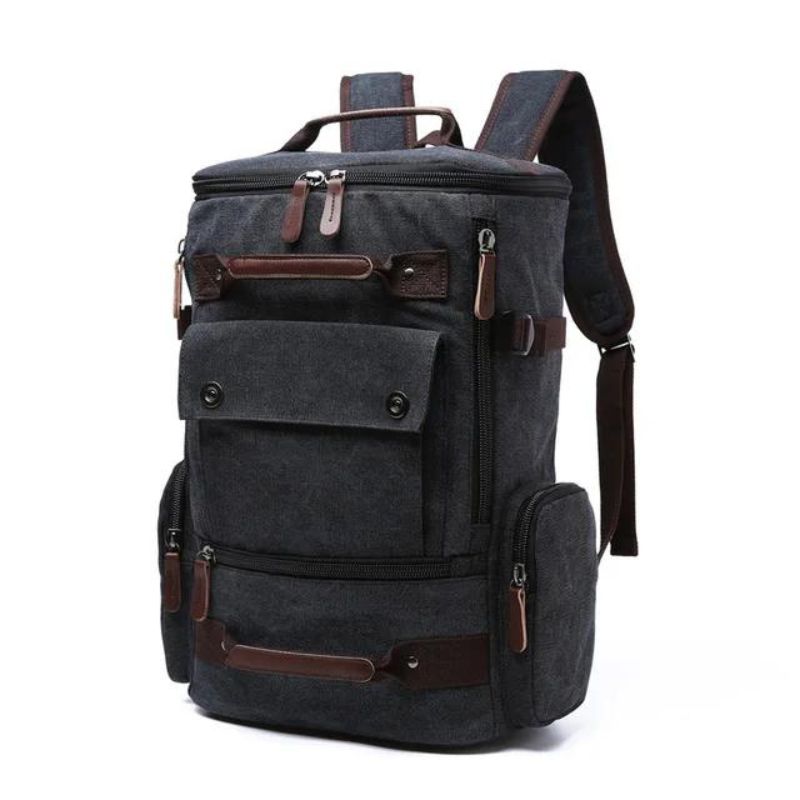 sac à dos vintage - Noir 