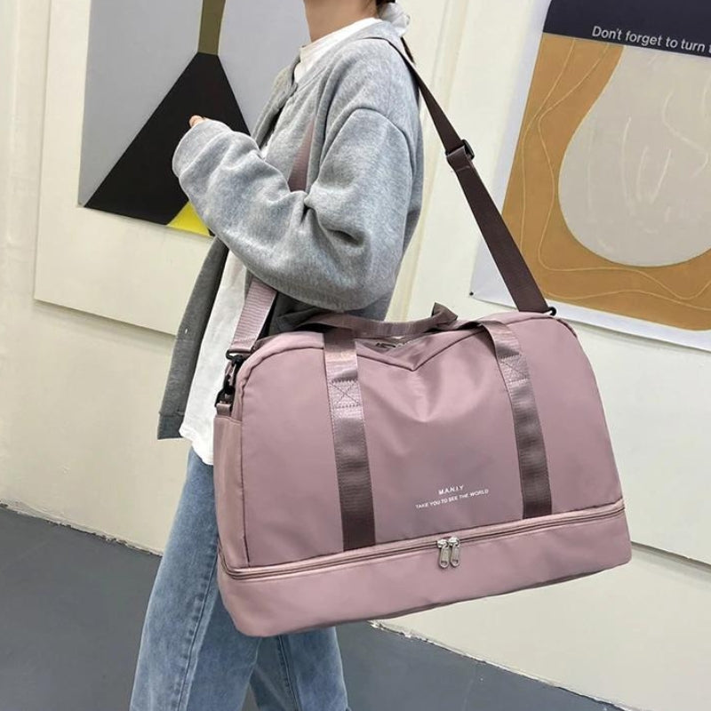 sac à main femme pratique pour voyager - Noir - Bleu - Rose - Violet
