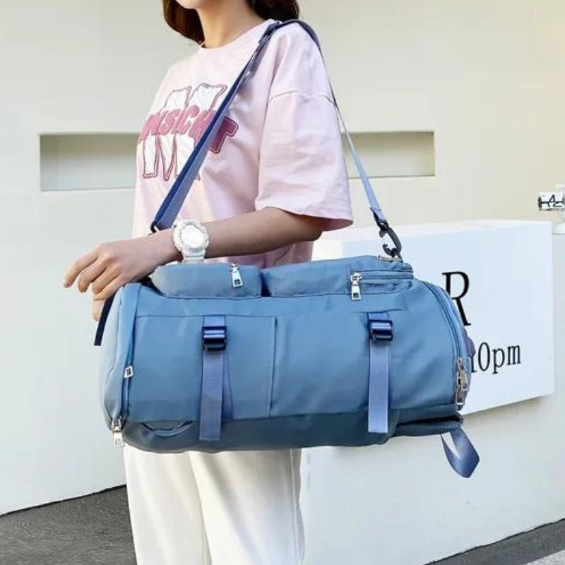 sac de voyage femme luxe - Bleu Marine - Noir - Bleu Ciel - Gris - Violet - Rose