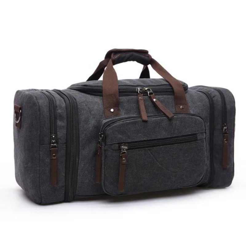 sac de voyage en toile - Noir