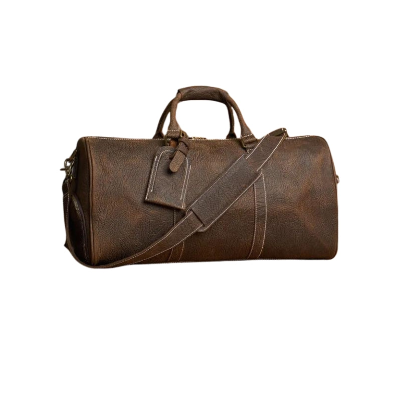 sacoche homme en cuir marron - Marron - Modèle 2