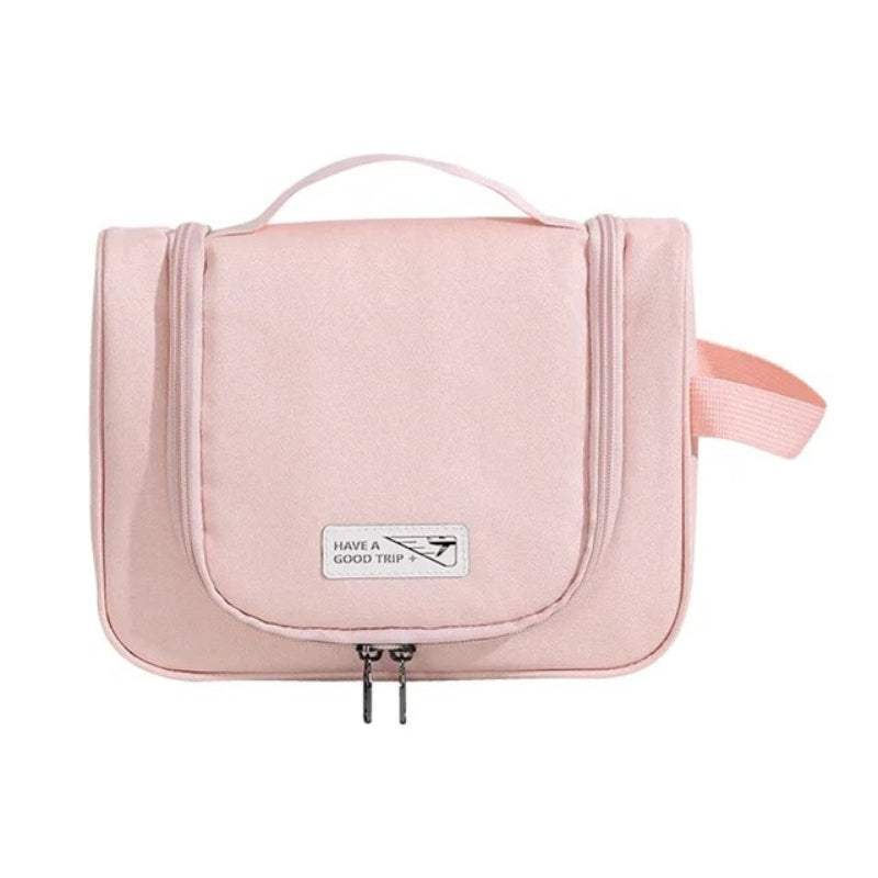 trousse de toilette a suspendre voyage - Rose