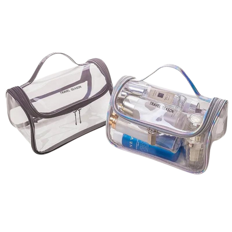 trousse de voyage femme - Argent - Noir