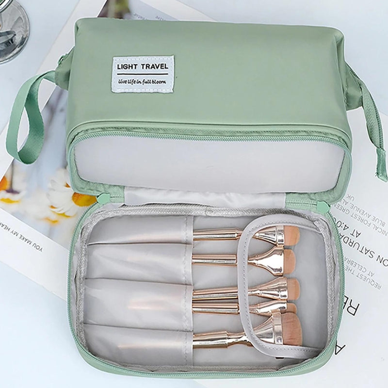 trousse de toilette femme - Bleu - Noir - Vert