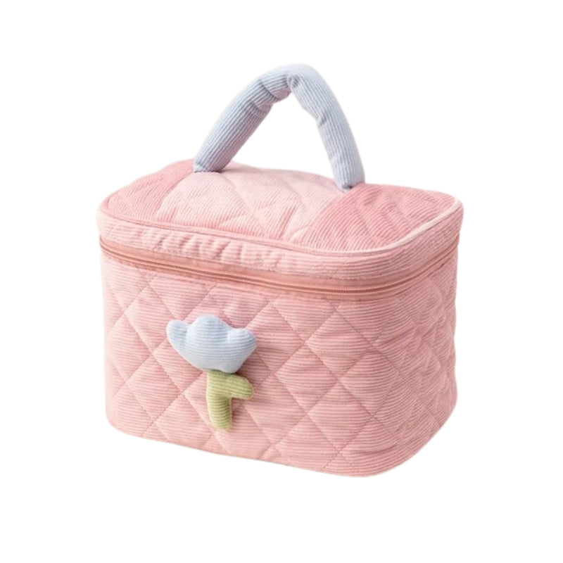 vanity trousse de maquillage femme - Rose - L