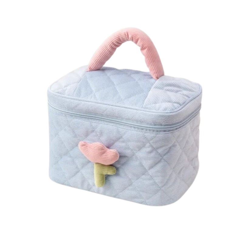 vanity trousse de toilette souple - Bleu - L
