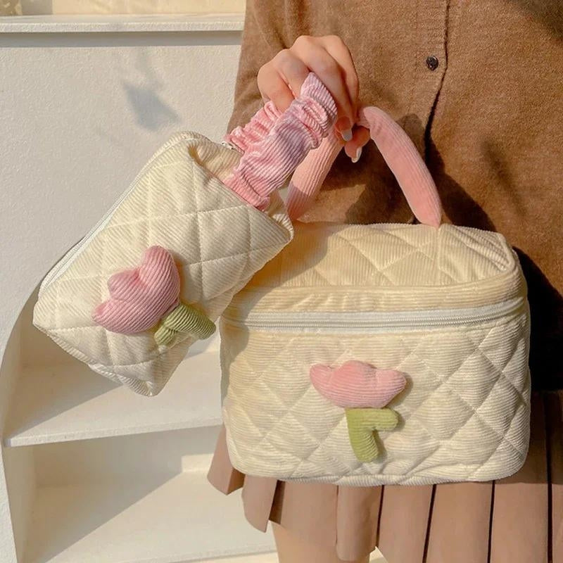 vanity trousse de toilette femme - Beige - Bleu - Rose - Violet