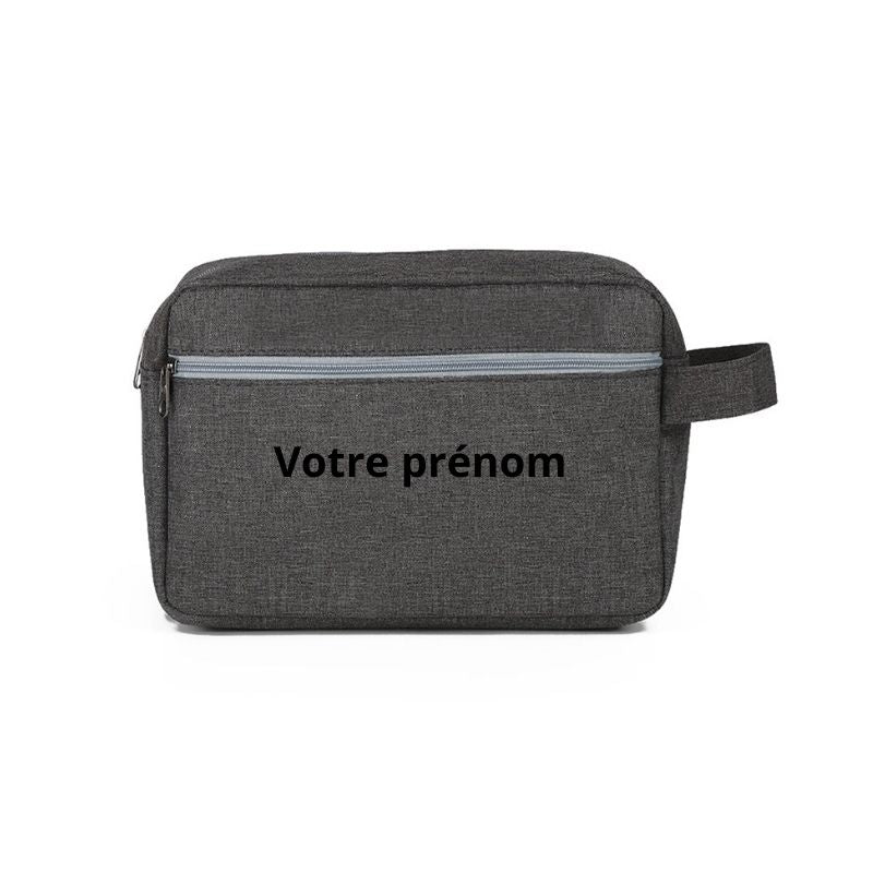 trousse de toilette personnalisée garçon - Noir