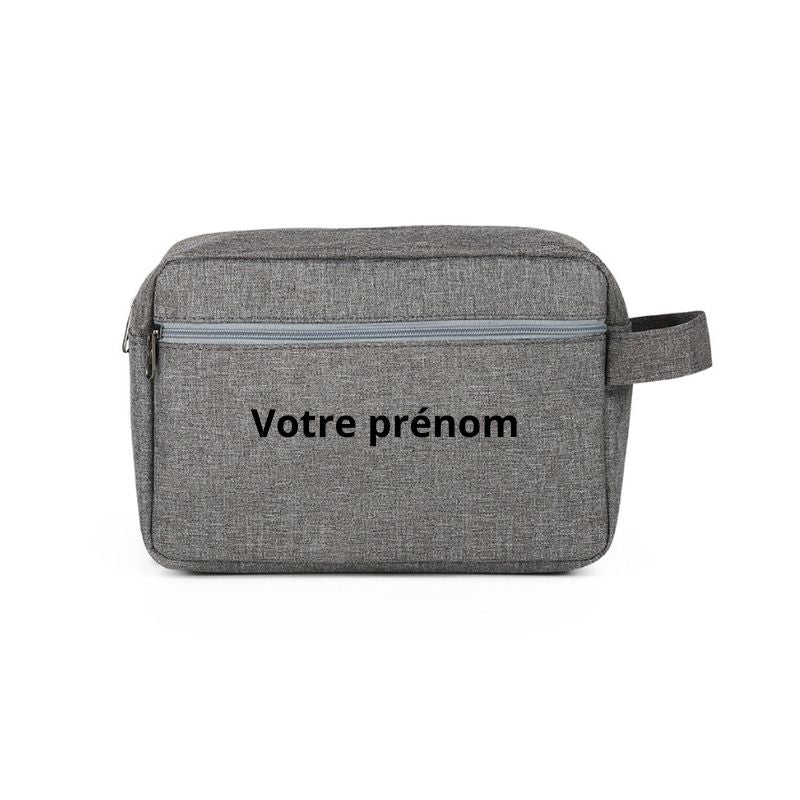 trousse de toilette ado personnalisée - Gris