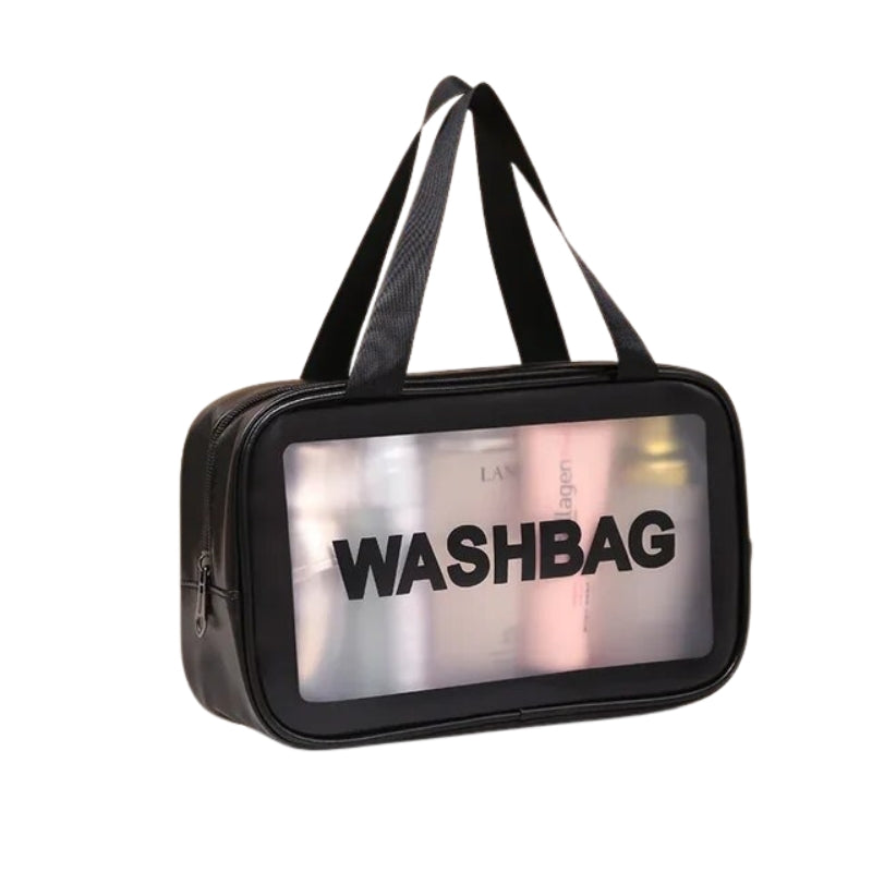 trousse toilette transparente - Noir - L