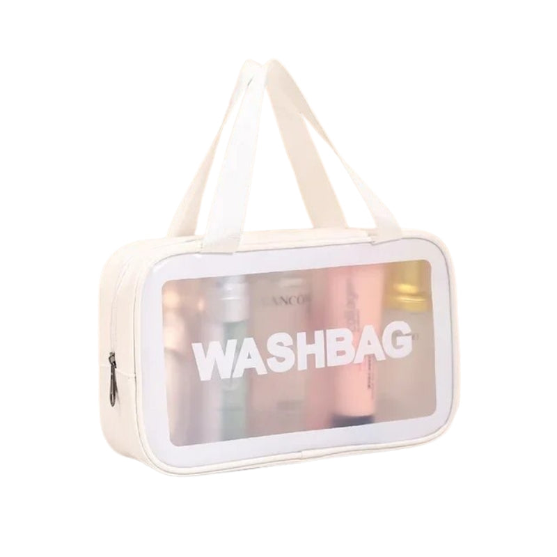 trousse toilette transparente avion - Blanc - L