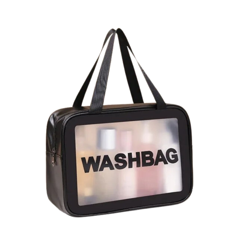 trousse toilette transparente de voyage - Noir