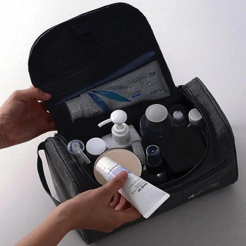 trousse toilette avion - Noir - Bleu - Gris