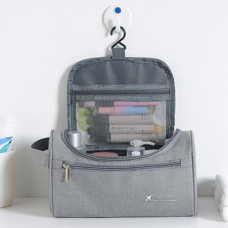 trousse de toilette avion homme - Noir - Bleu - Gris
