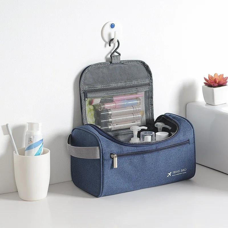 kit de toilette avion - Noir - Bleu - Gris